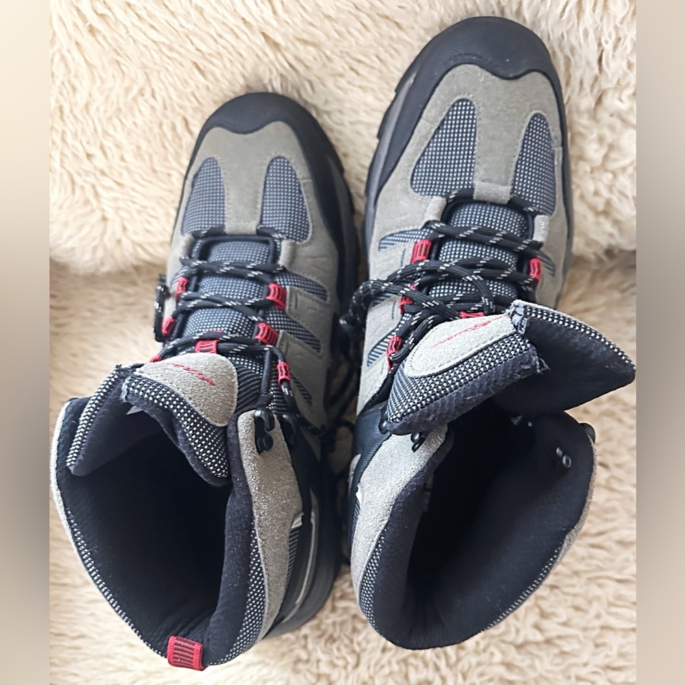 Eddie Bauer Gray and Black Men's Boots (see photos)